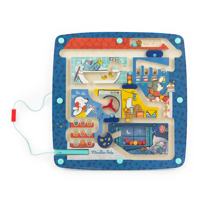 Labyrinthe magnétique Puce et Pilou - Moulin Roty