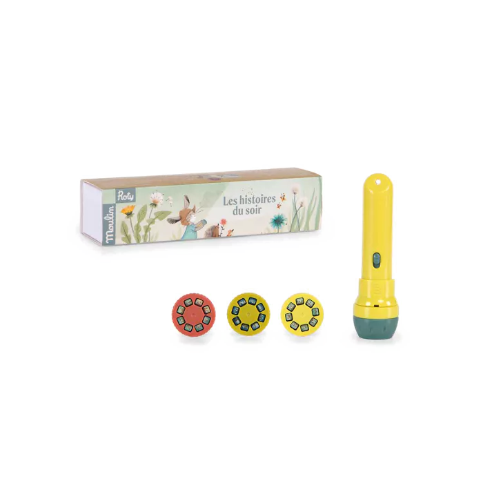 Lampe à histoires Les trois petits lapins - Moulin Roty