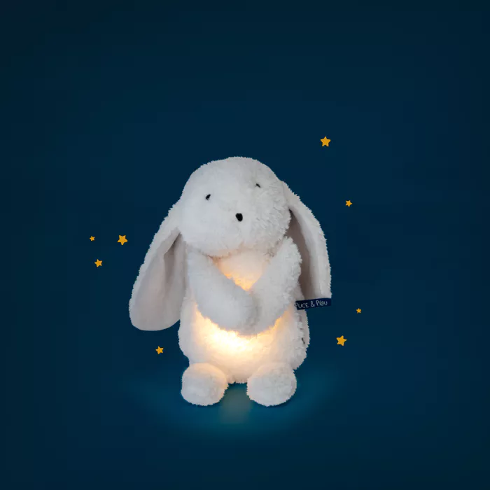 Lapin lumineux Puce et Pilou - Moulin Roty