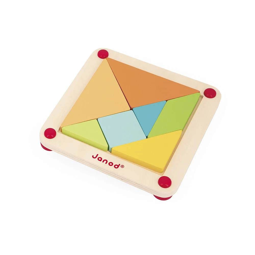 Le tangram essentiel bois - Janod
