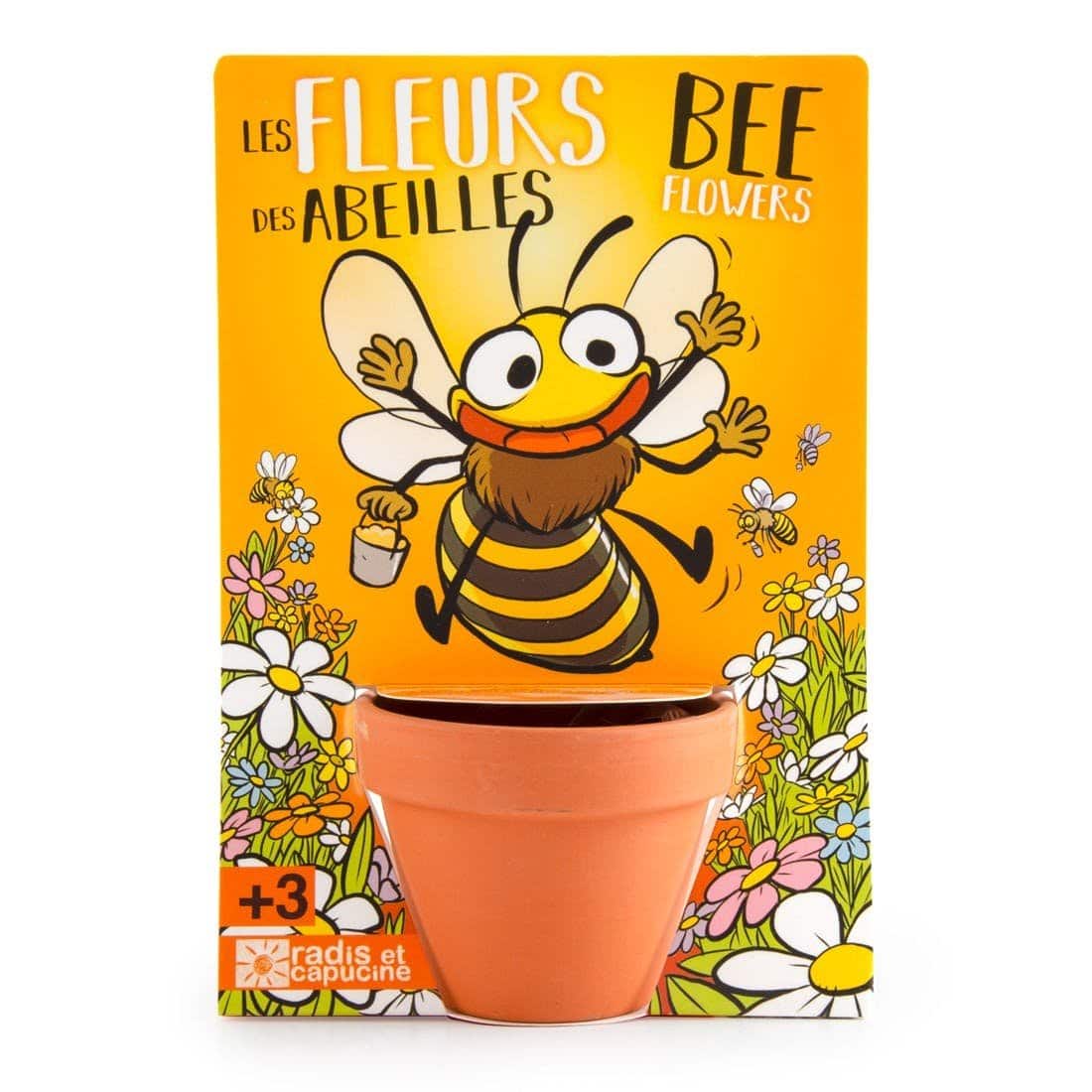 Les fleurs des abeilles à semer - Radis et Capucine