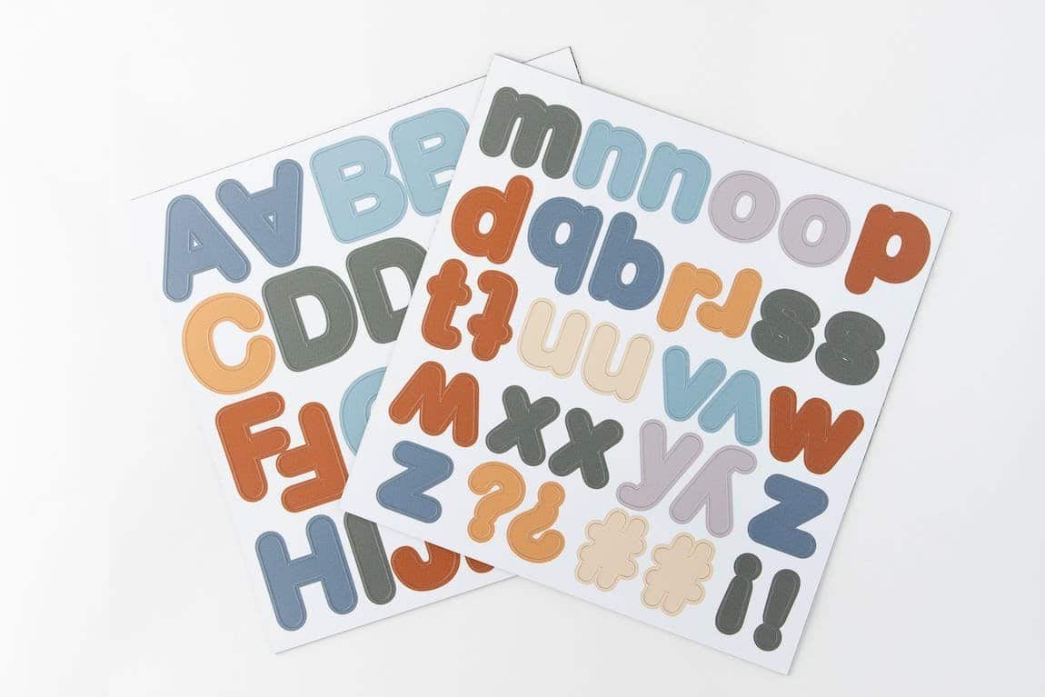 Lettres Magnétiques Bleu Caramel - Ferflex