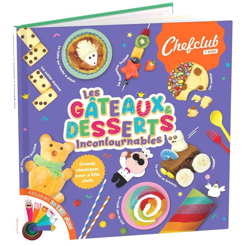 Livre Les gâteaux et desserts incontournables - Chefclub Kids
