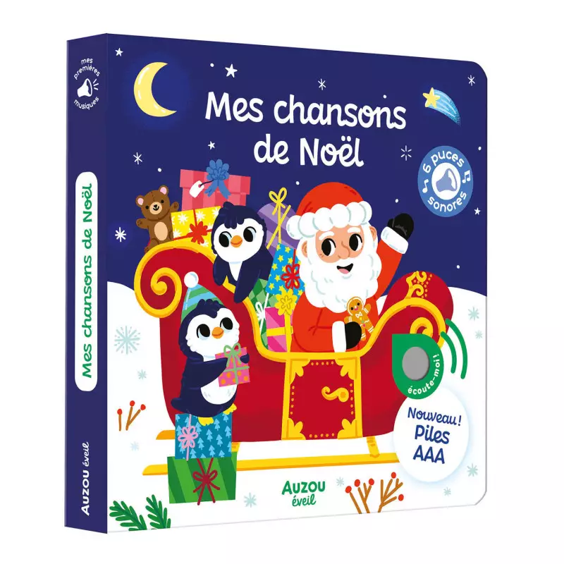 Livre sonore Mes chansons de Noël - Auzou