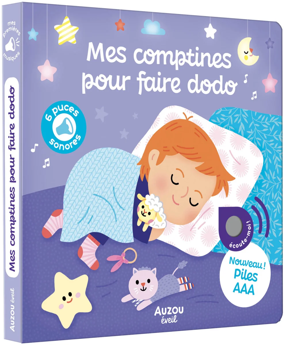 Livre sonores Mes comptines pour faire dodo - Auzou