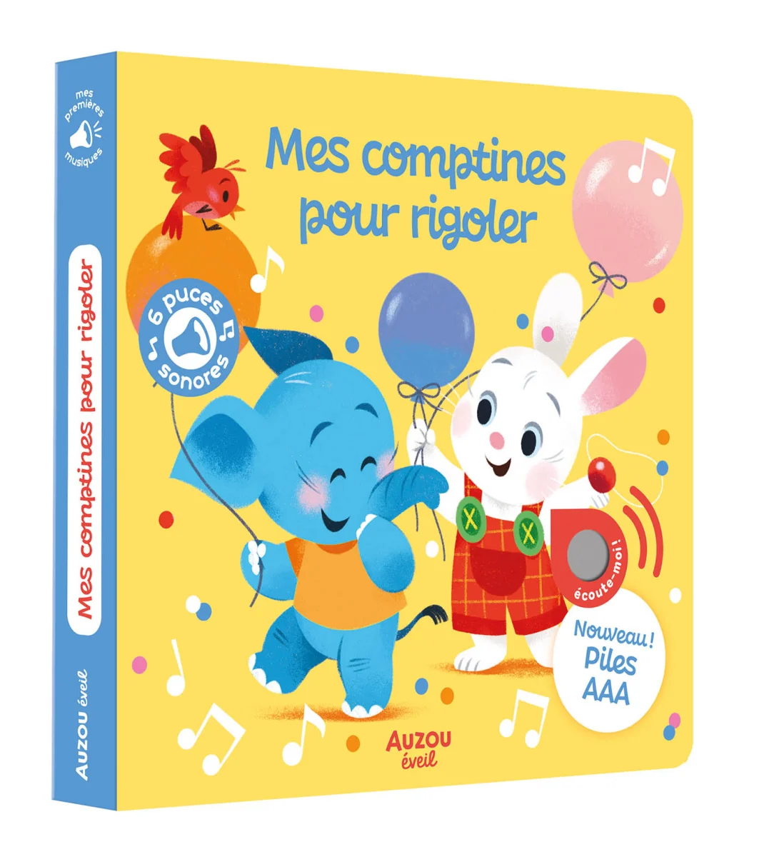 Livre sonores Mes comptines pour rogoler - Auzou