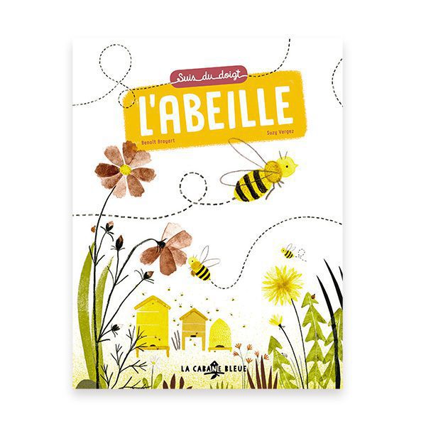 Livre Suis du doigt l'abeille - La Cabane Bleue