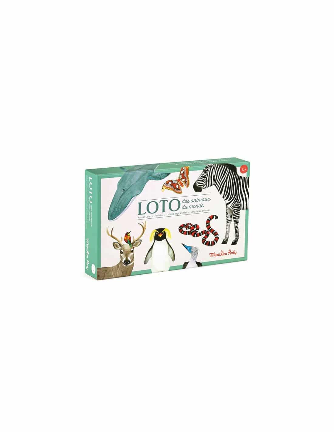 Loto des animaux Tout autour du monde - Moulin Roty