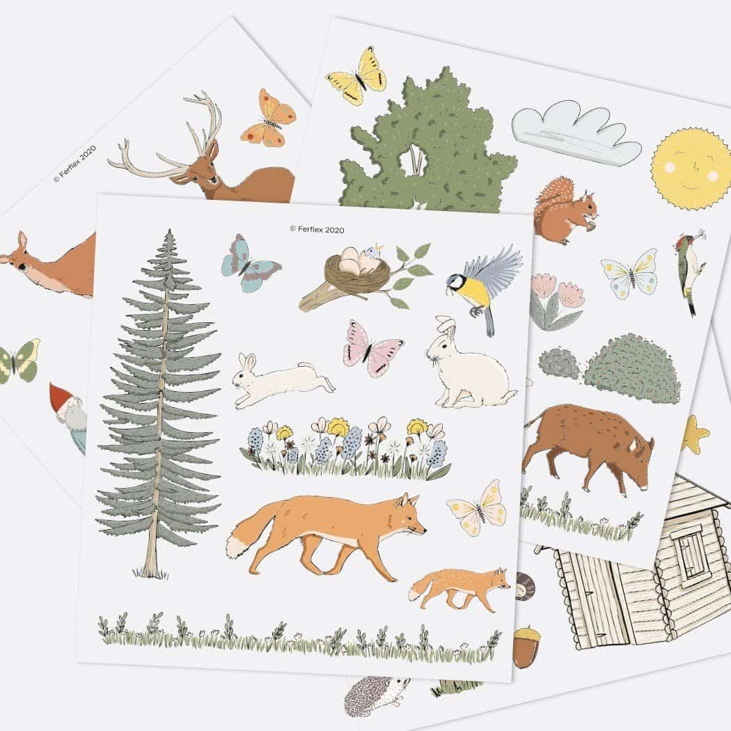 Magnets Dans la forêt - Ferflex