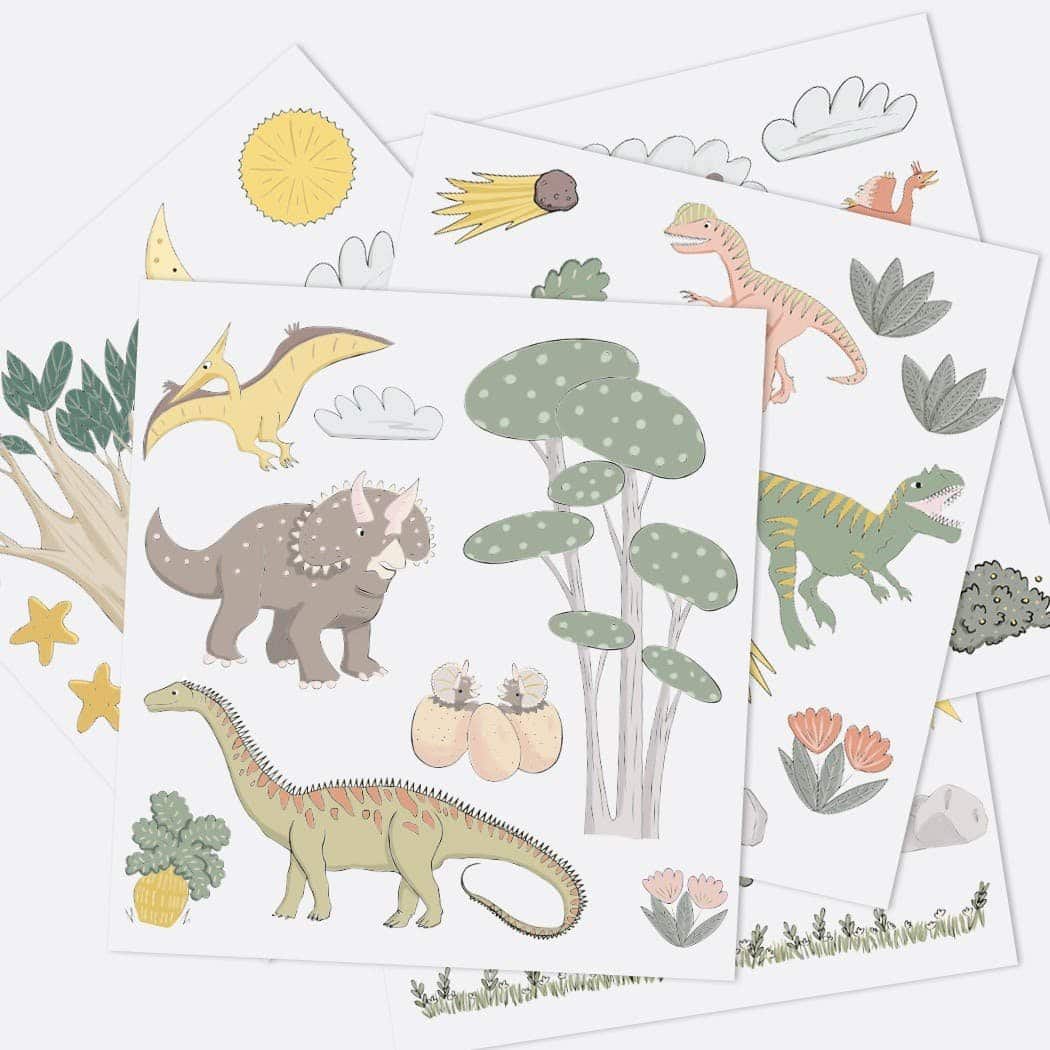 Magnets Le monde des dinosaures - Ferflex