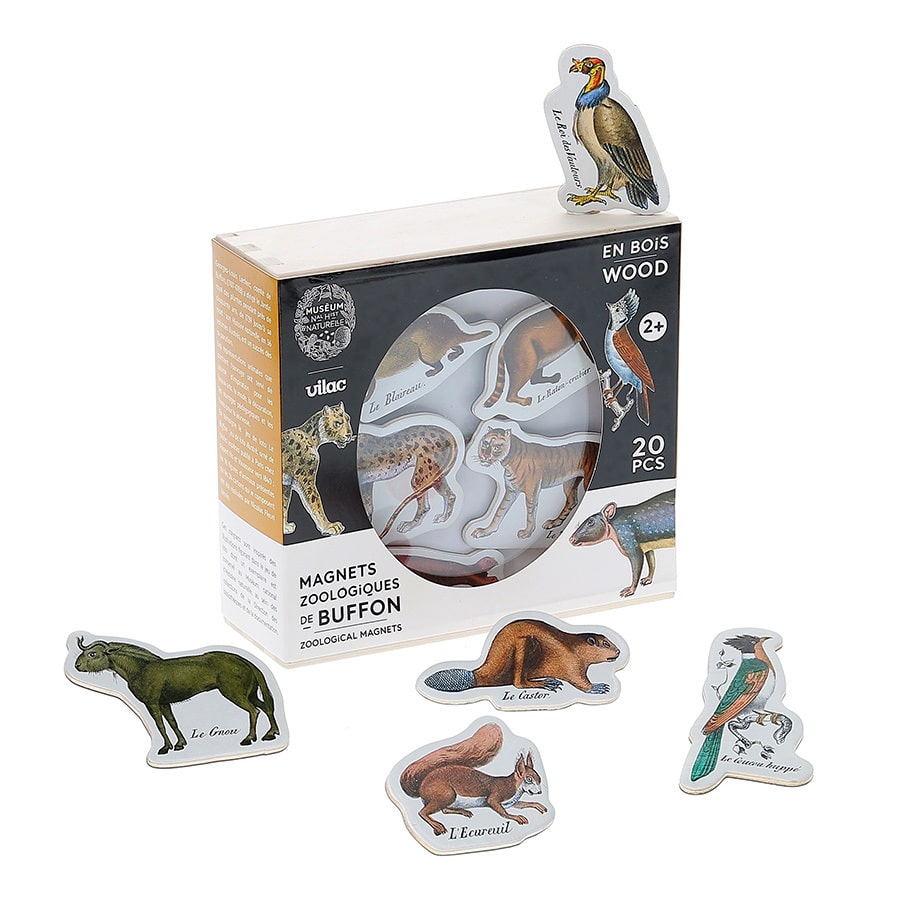 Magnets zoologiques de Buffon Muséum national d'histoire naturelle - Vilac