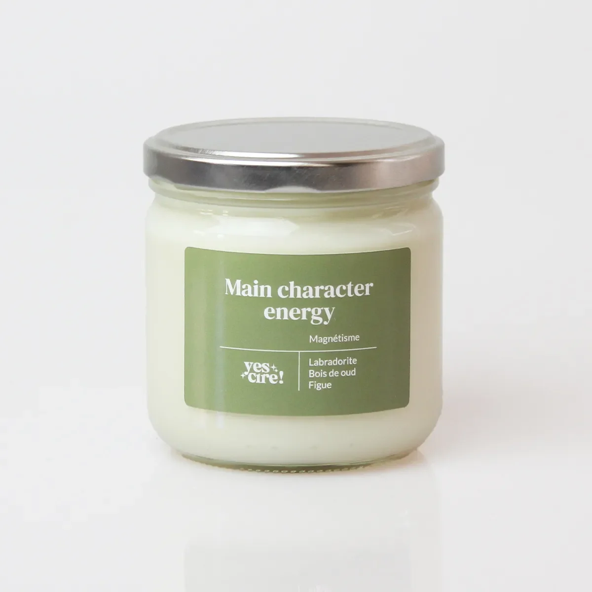 Main character energy Bougie cornaline magnétisme