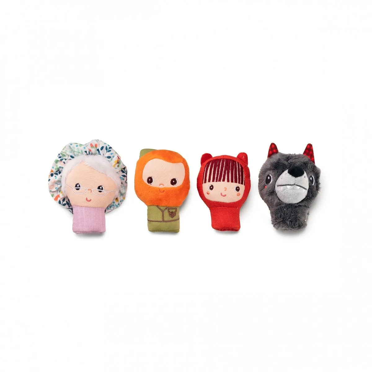 Marionnettes à doigts Chaperon rouge (x4) - Lilliputiens