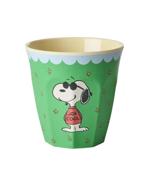 Medium Gobelet Snoopy Vert - Rice
