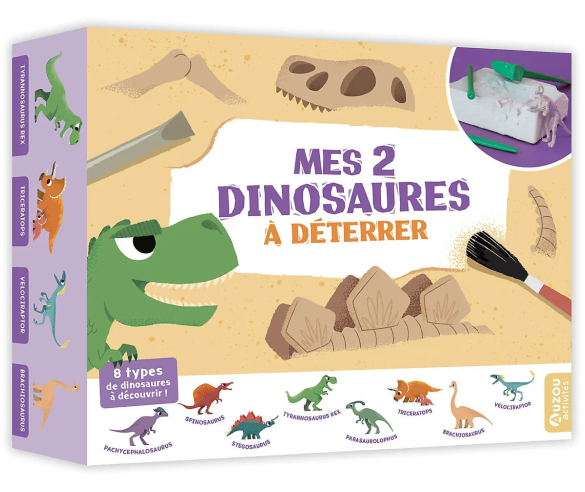 Mes 2 dinosaures à déterrer - Auzou