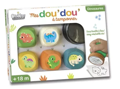 Mes Dou'Dou' Dinosaures à tamponner - Créa Lign'