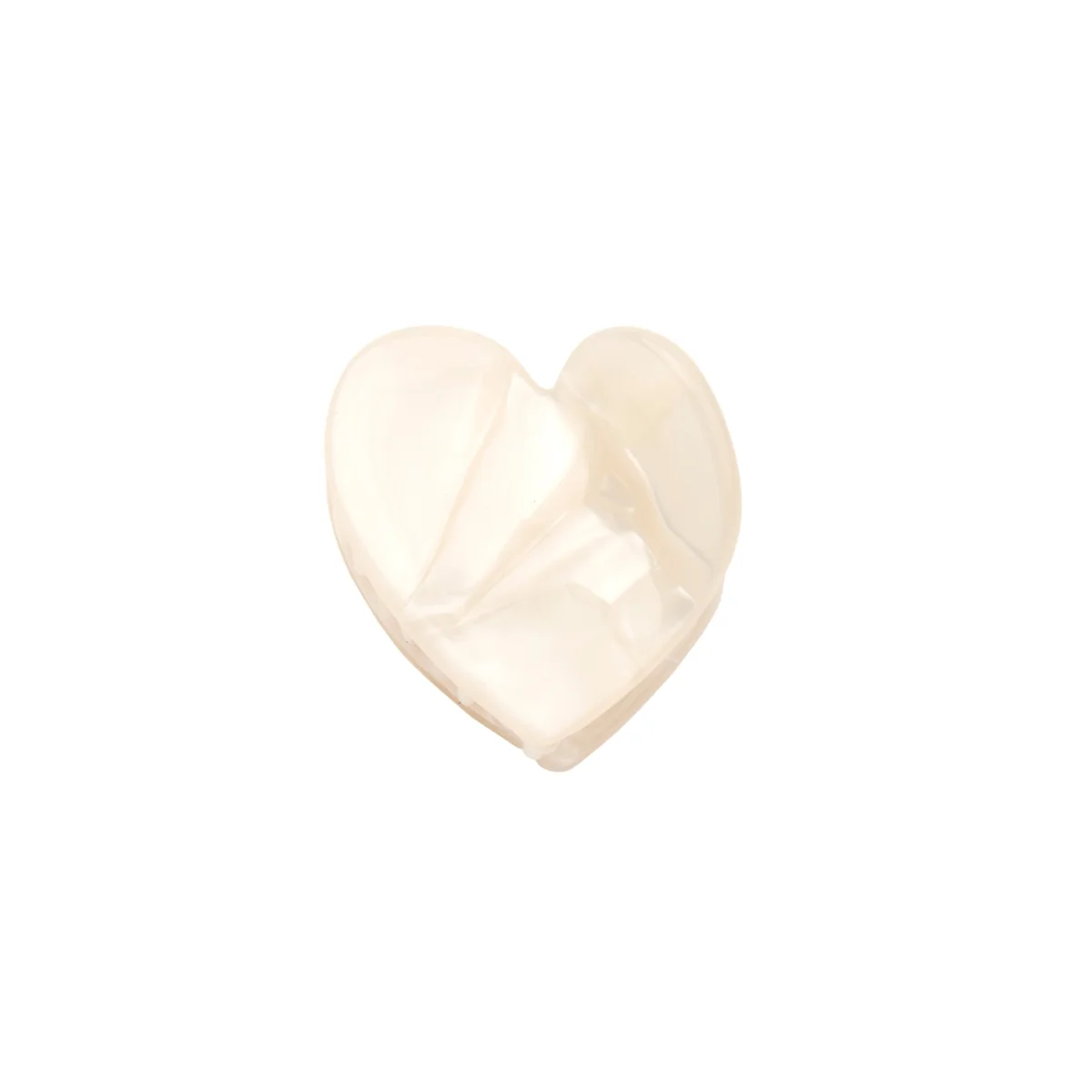 Mini pince à cheveux Coeur Blanc - Coucou Suzette