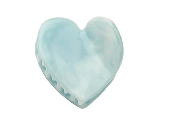 Mini pince à cheveux Coeur Bleu - Coucou Suzette