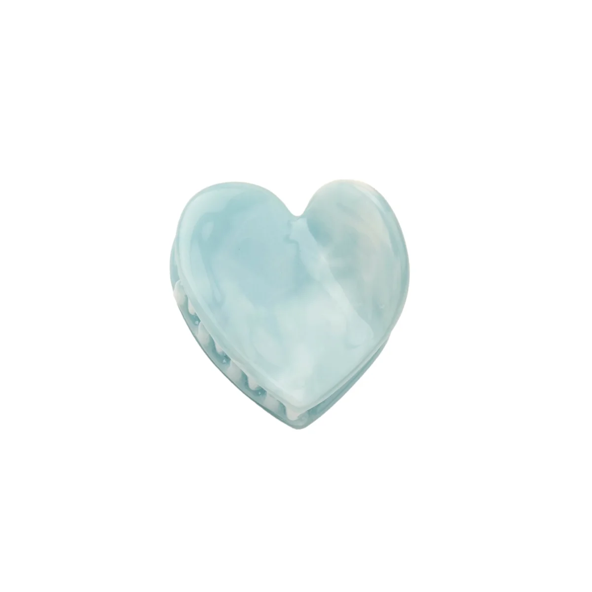 Mini pince à cheveux Coeur Bleu - Coucou Suzette