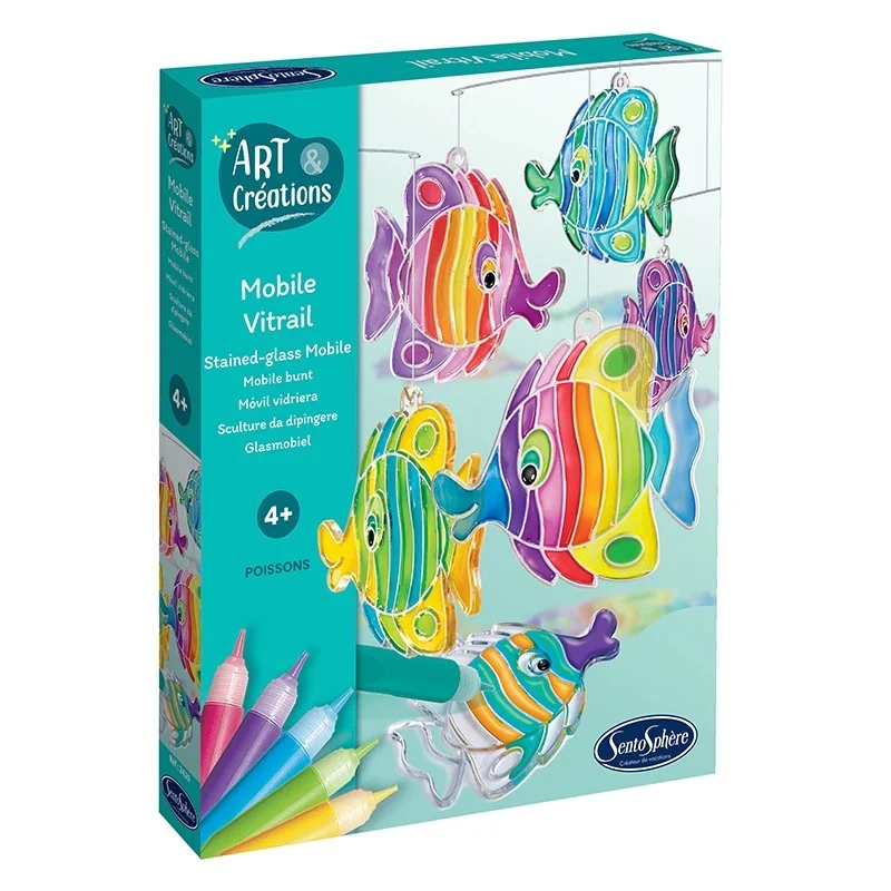Mobile Vitrail Poissons - Sentosphère