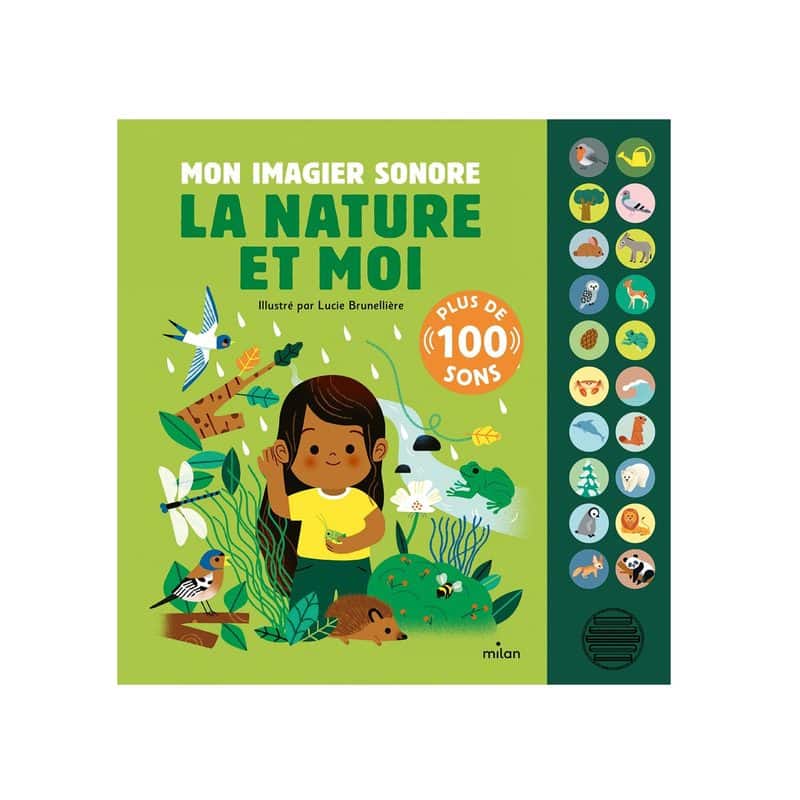 Mon imagier sonore La nature et moi - Poppik