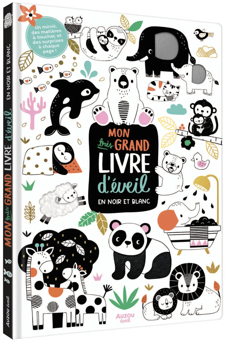 Mon très grand livre d'éveil en noir et blanc - Auzou