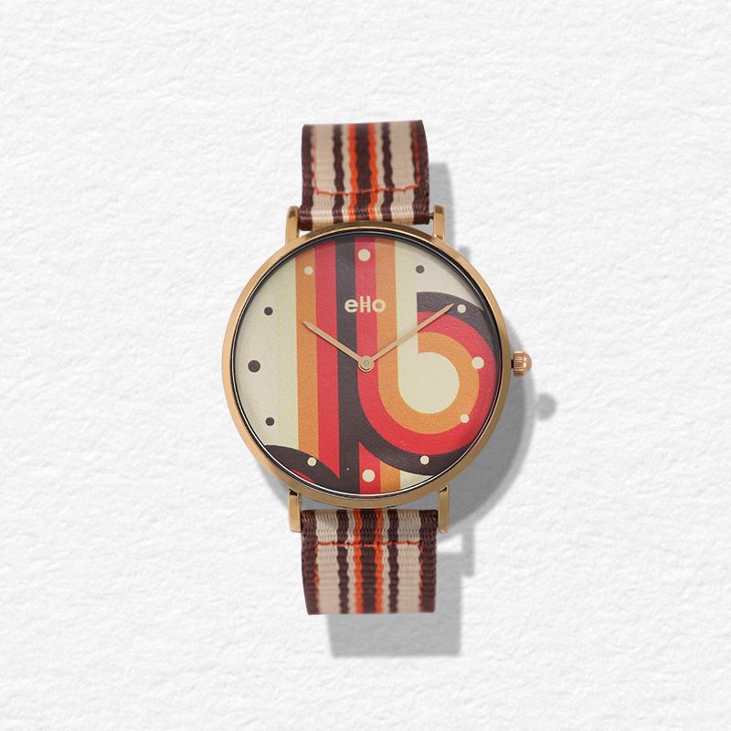 Montre Sixties Orange Boucle - eHo