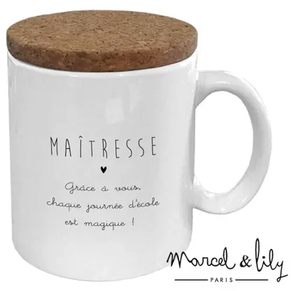 Mug Maîtresse - Marcel et Lily