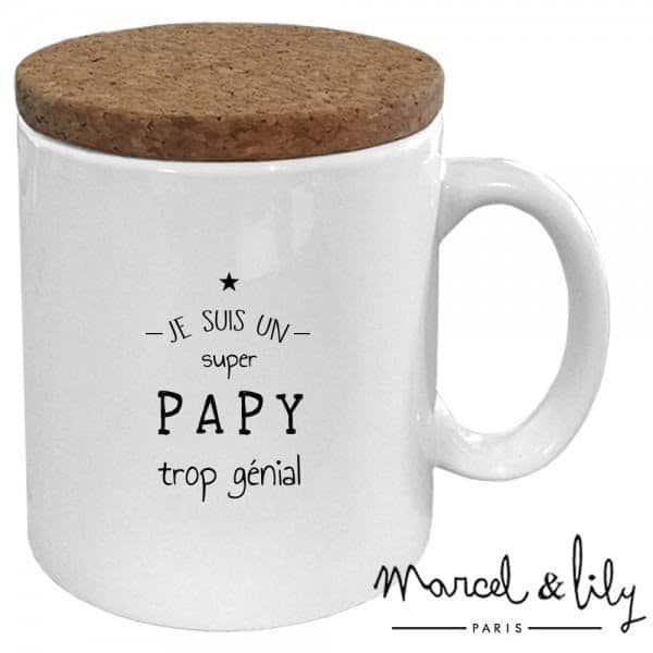 Mug Papy trop génial - Marcel et Lily