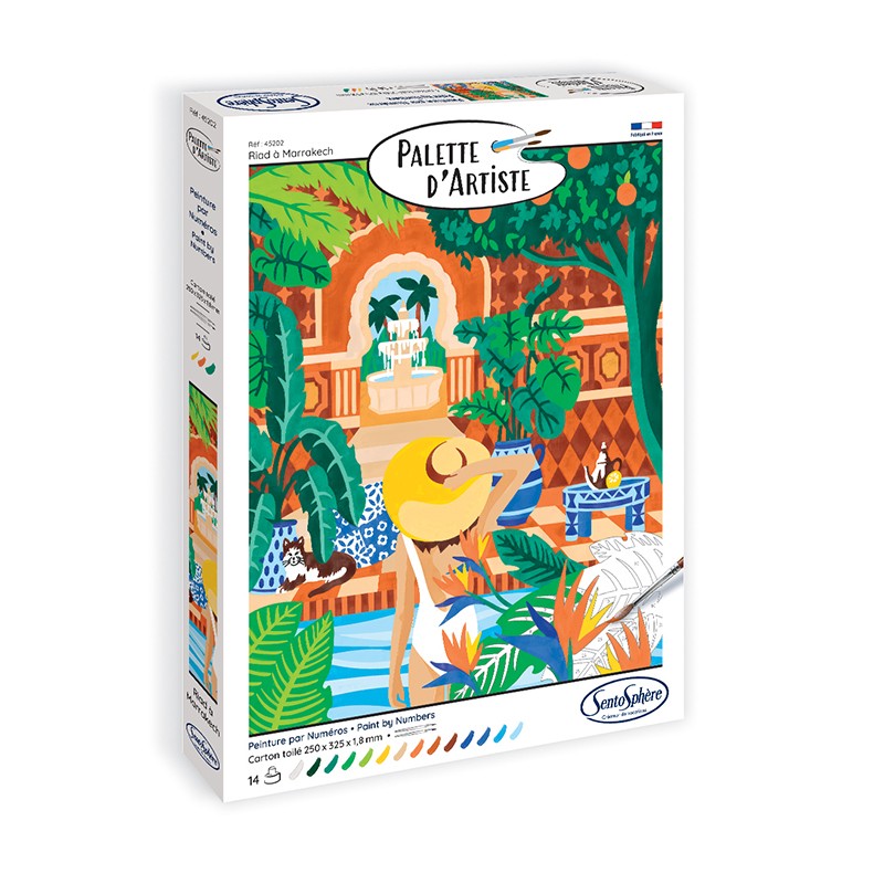 Palette d'artiste Riad à Marrakech - Sentosphère
