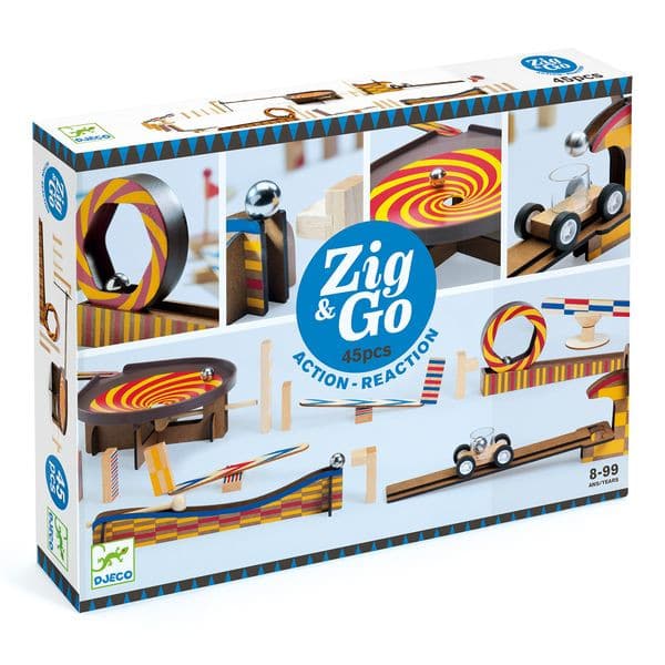 Parcours de bille Zig & Go Wroom - Djeco