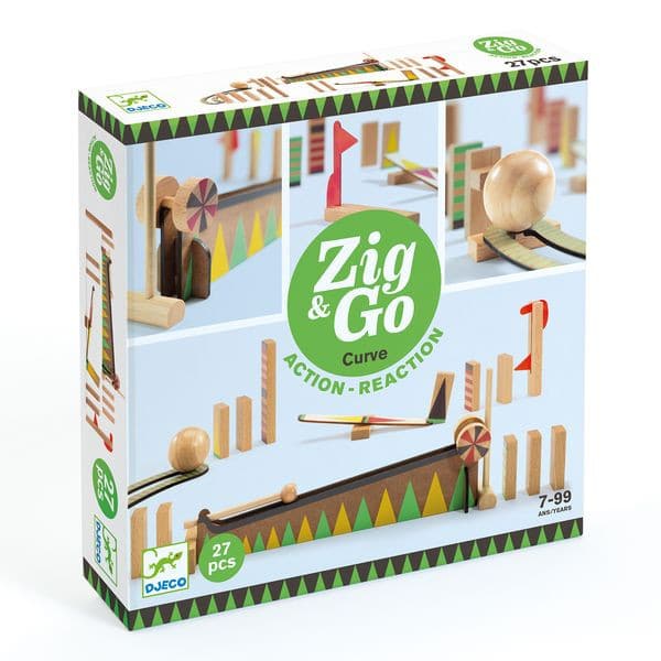 Parcours de billes Zig &amp; Go Curve - Djeco
