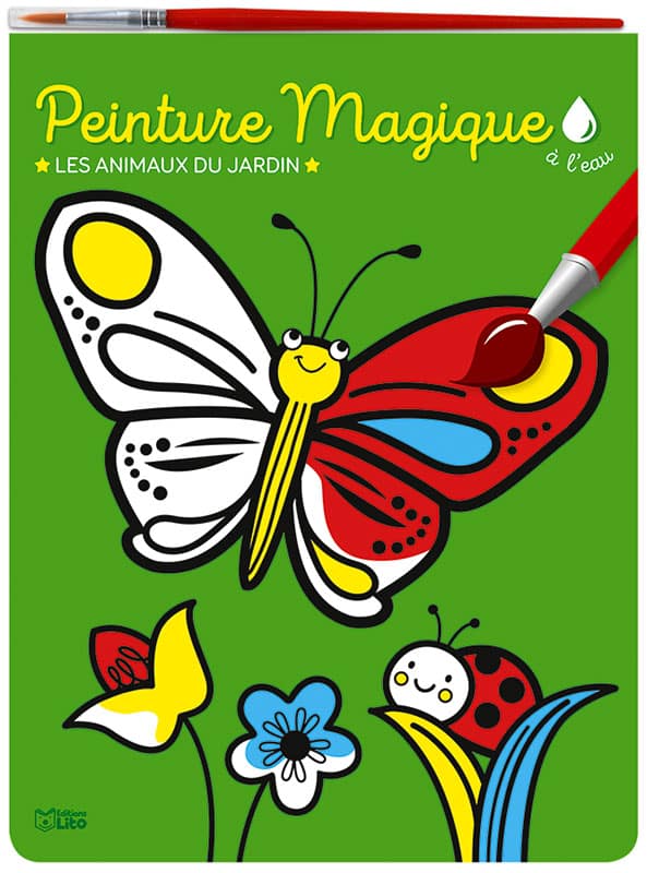 Peinture magique Les animaux du jardin - Lito
