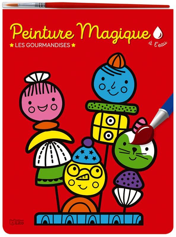 Peinture magique Les gourmandises - Editions Lito
