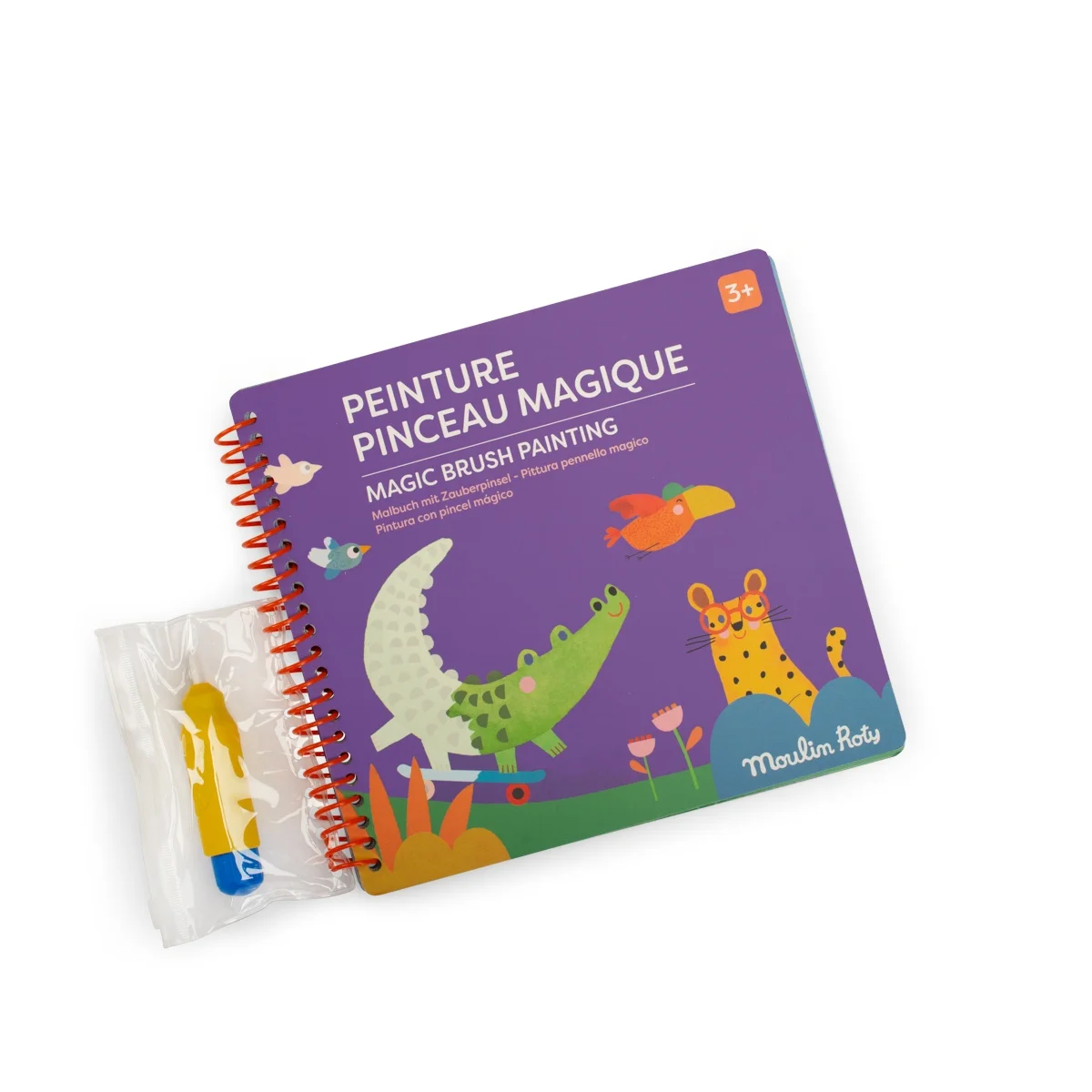 Peinture pinceau magique Les toupitis - Moulin Roty