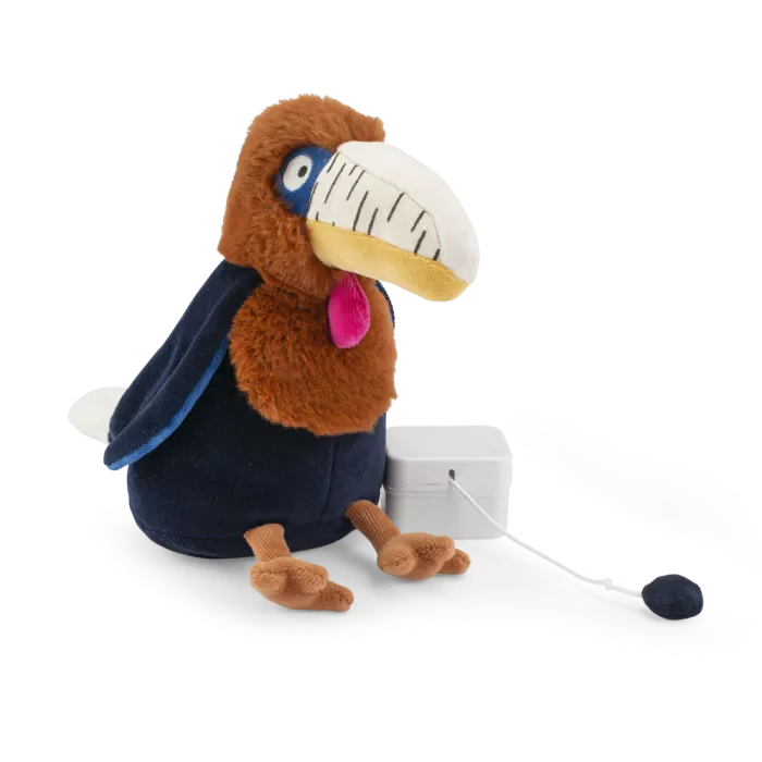 Peluche musicale Calao Litchi La forêt Mawa - Moulin Roty