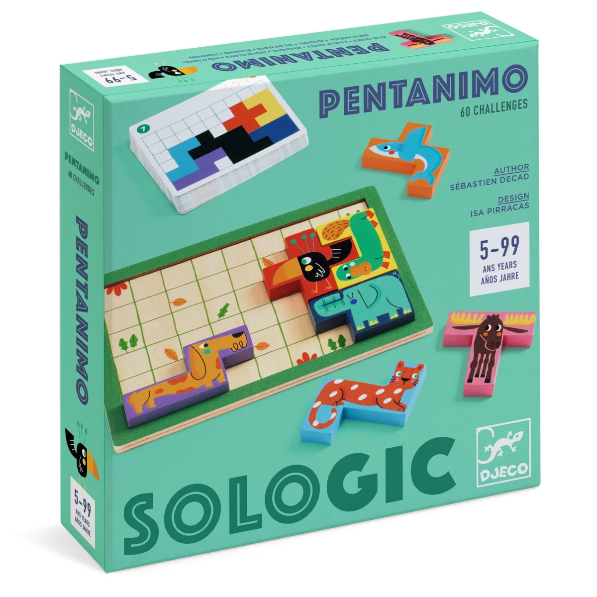 Pentanimo Jeu de logique Sologic - Djeco