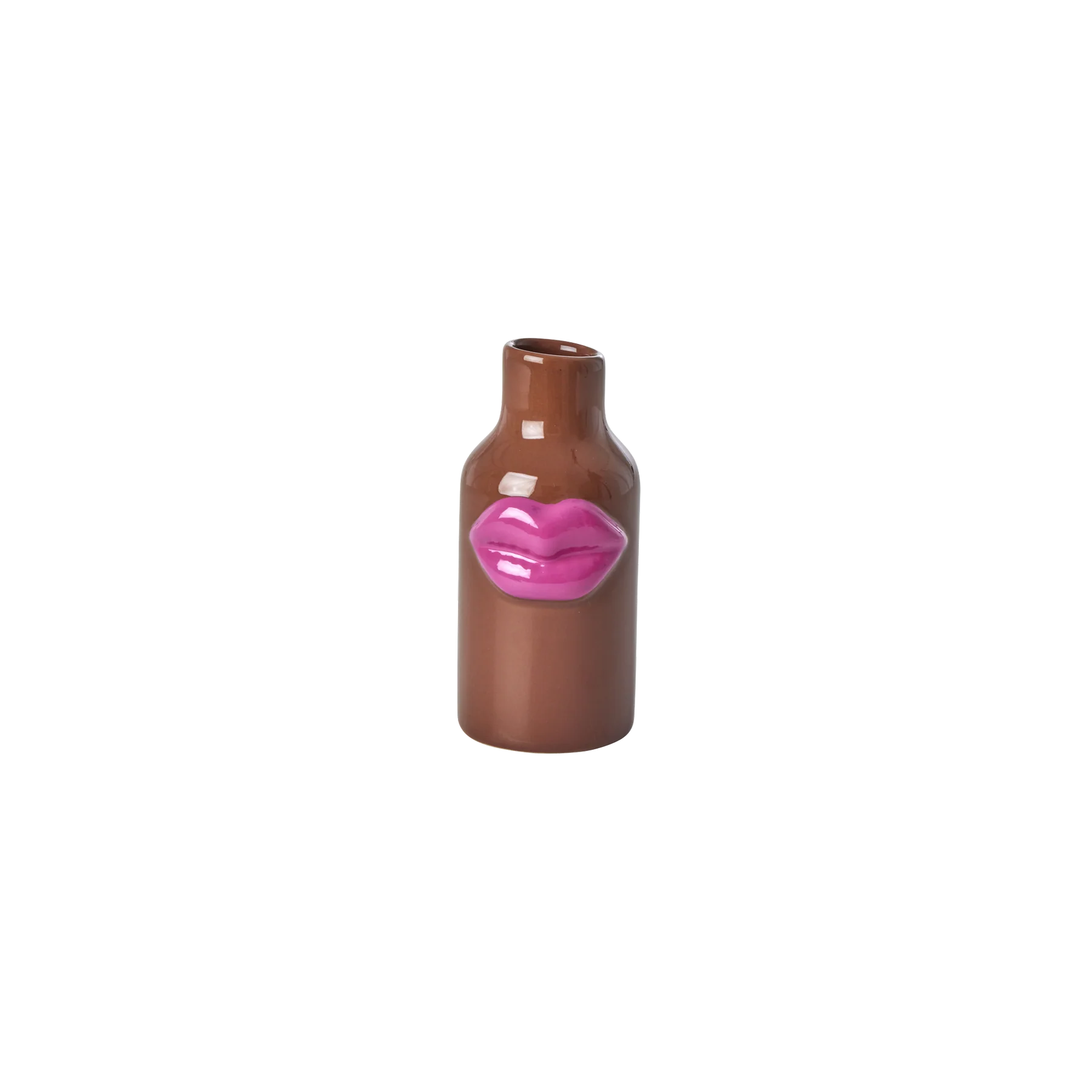 Petit vase en Céramique Marron Bisous - Rice