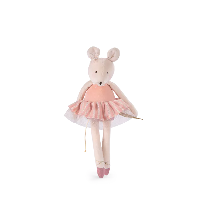 Petite peluche Souris rose La petite école de danse - Moulin Roty