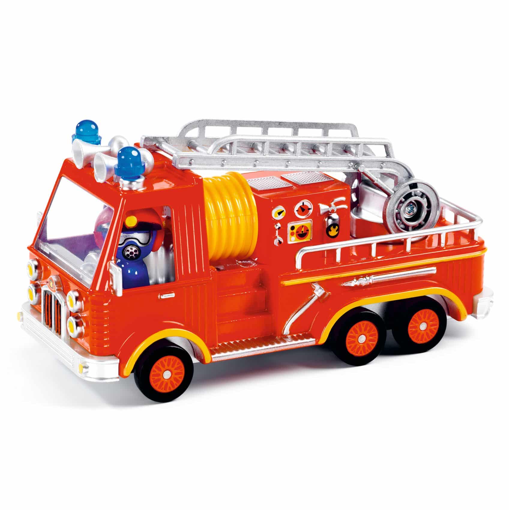 Petite voiture Crazy Motors Captain Fire - Djeco