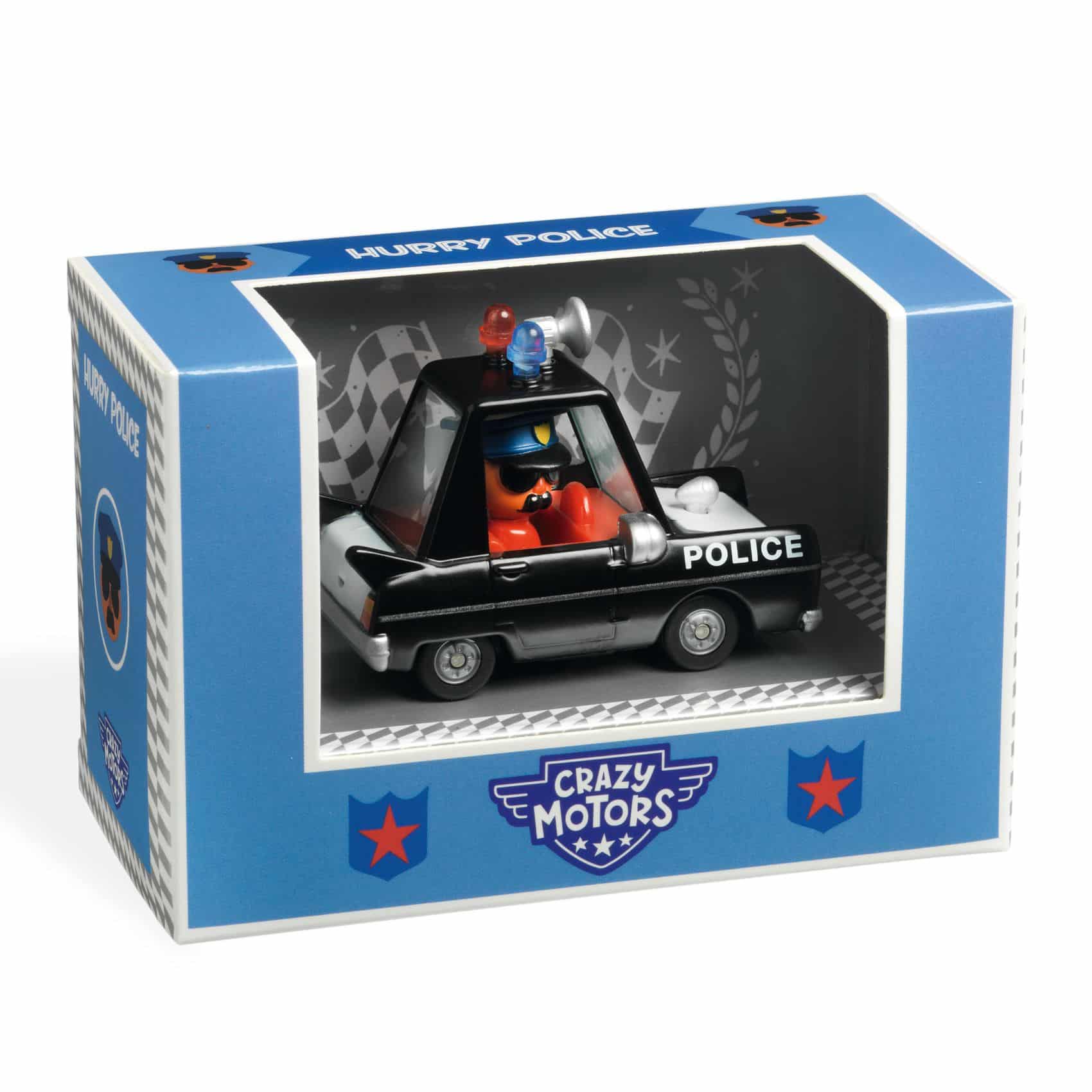 Petite voiture Crazy motors Hurry Police - Djeco