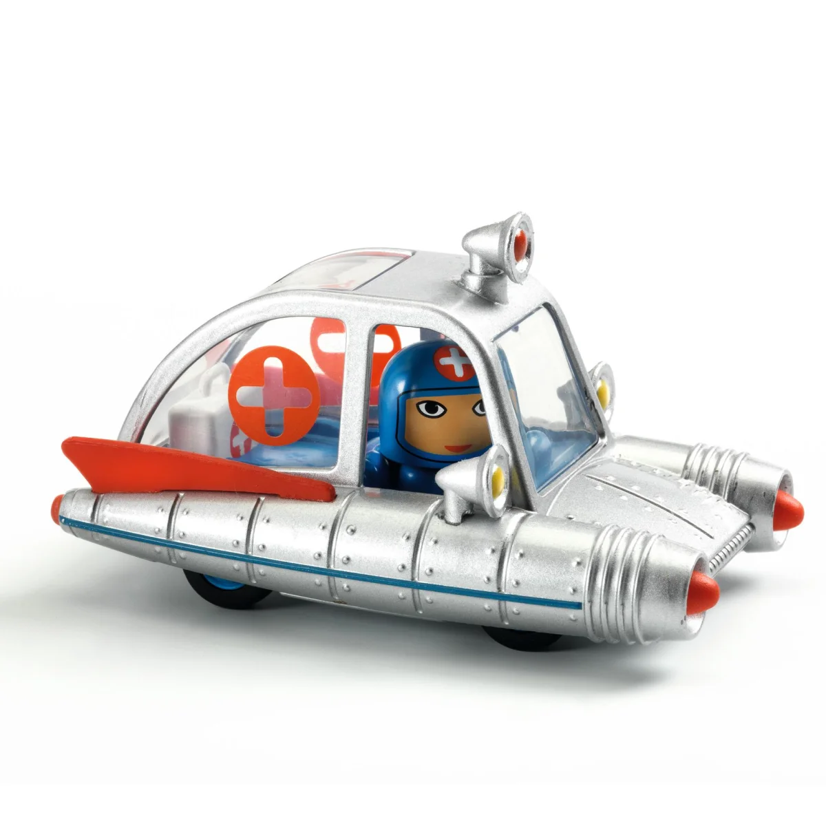Petite voiture Space Ambulance Crazy motors - Djeco