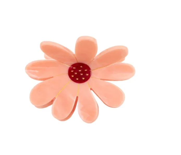 Pince à cheveux Fleur Rose - Coucou Suzette