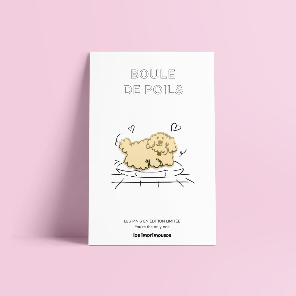 Pin's Boule de Poils - Les Imprimeuses