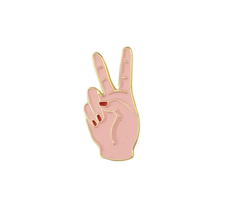 Pin's Peace Blanc - Coucou Suzette