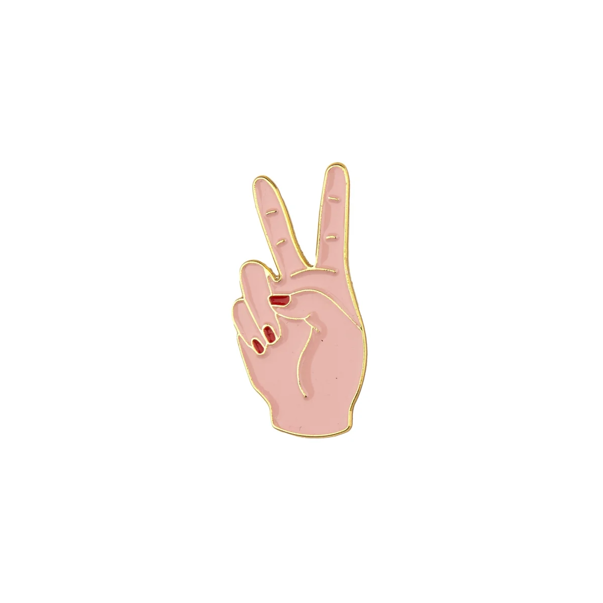 Pin's Peace Blanc - Coucou Suzette