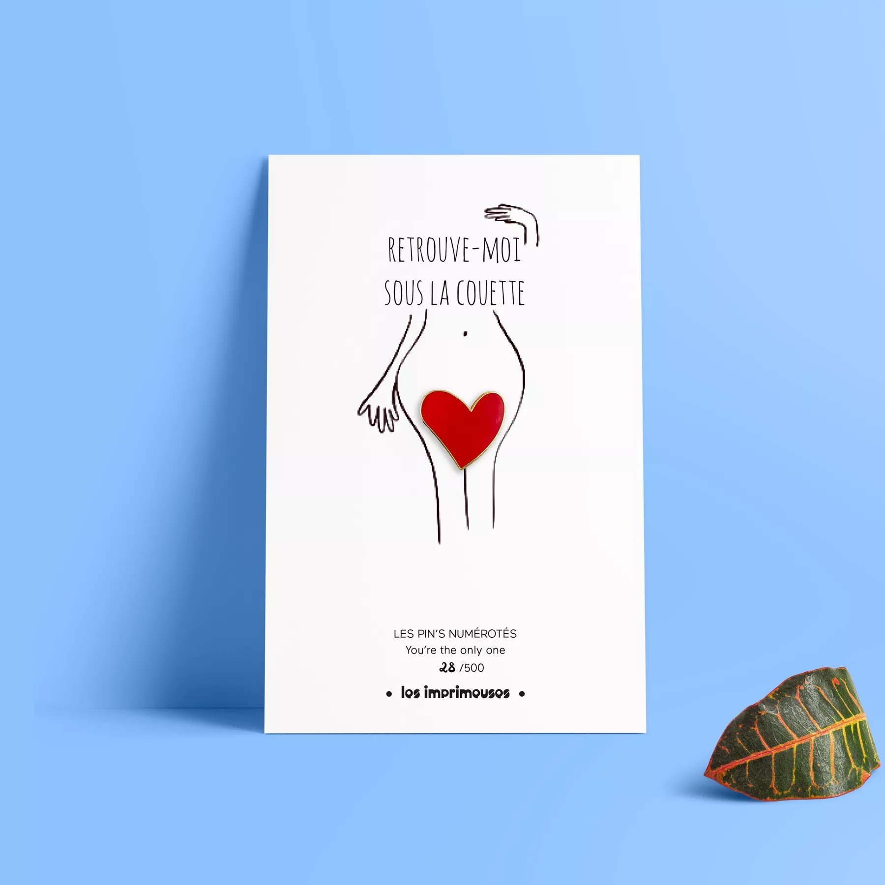 Pin's Petit Cœur Retrouve-moi - Les Imprimeuses
