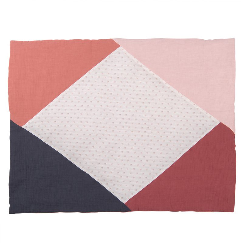 Plaid patchwork "Après la pluie" - Moulin Roty