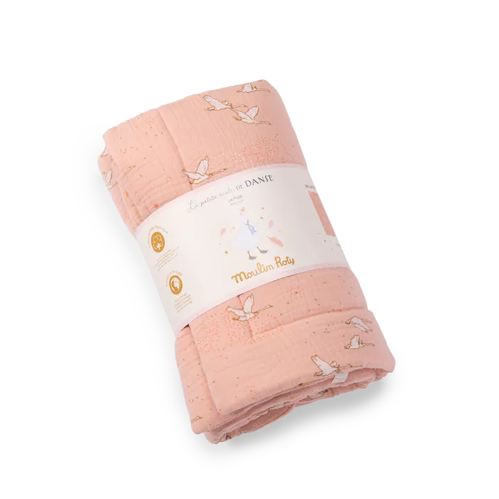 Plaid rose La petite école de danse - Moulin Roty