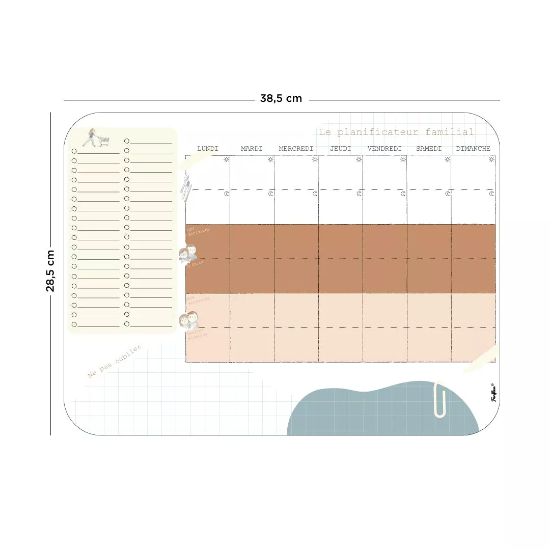 Planificateur familial magnétique - Ferflex